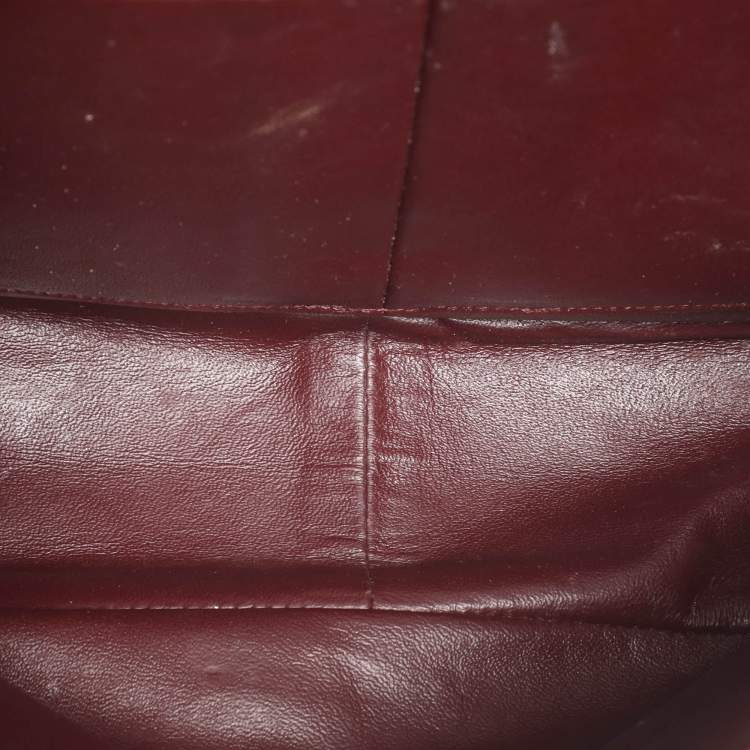 Pre Owned Chanel Black Quilted Leather Jumbo Classic Double Flap Bag