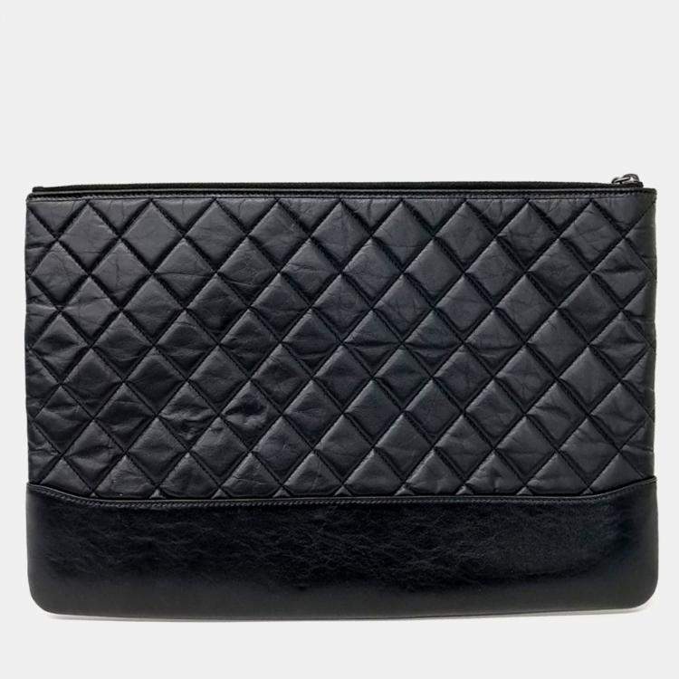 Pre Owned Chanel Gabrielle Clutch Large