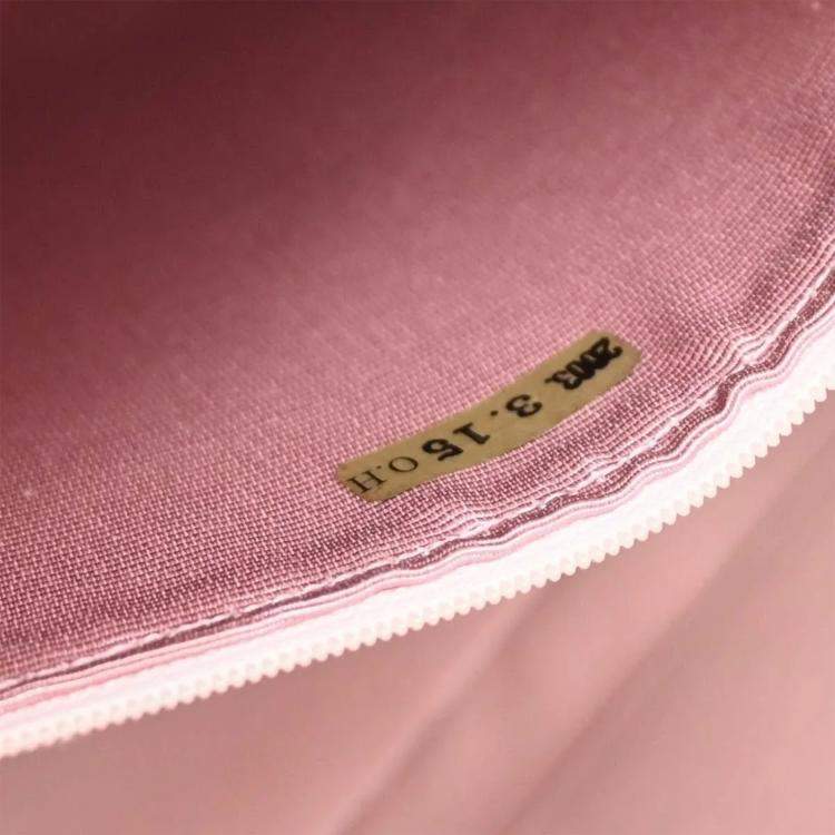 Pre Owned Chanel Pink Calfskin Medallion Tote Handbag
