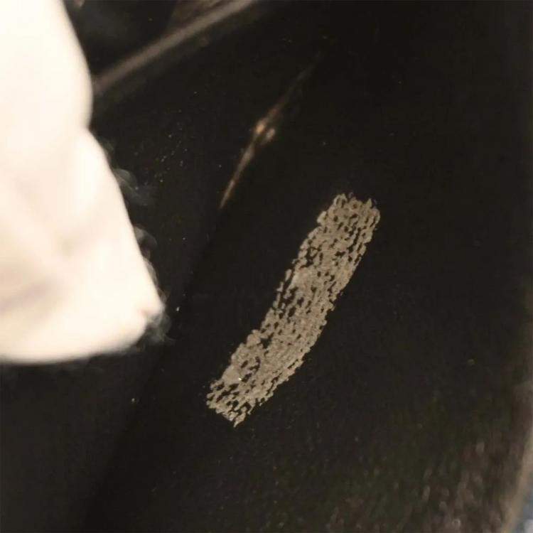 Pre Owned Chanel Blue Denim Straight Flap Shoulder Bag