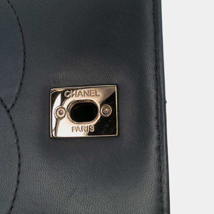 Pre Owned Chanel Grey Medium Lambskin Trendy CC Top Handle Bag