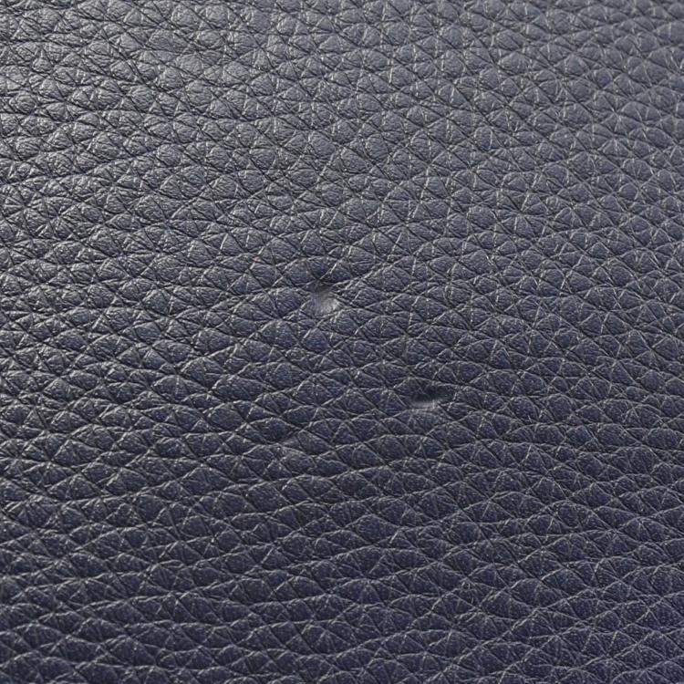 Pre Owned Chanel Blue Paris Greece Calfskin Archi Chic Flap