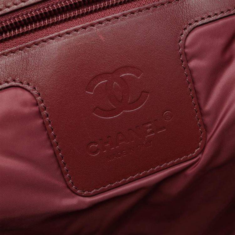 Pre Owned Chanel Black Quilted Nylon Coco Cocoon Backpack