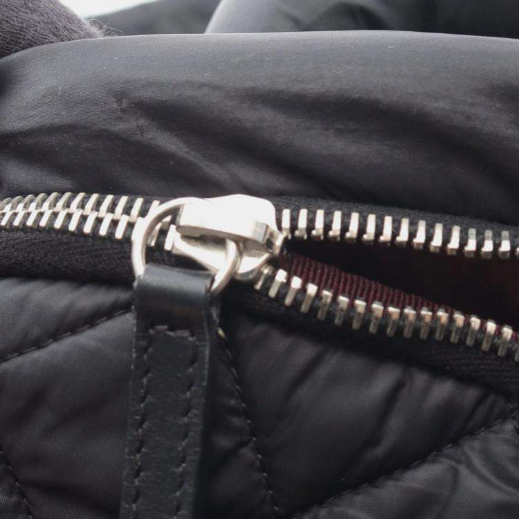 Pre Owned Chanel Black Quilted Nylon Coco Cocoon Backpack