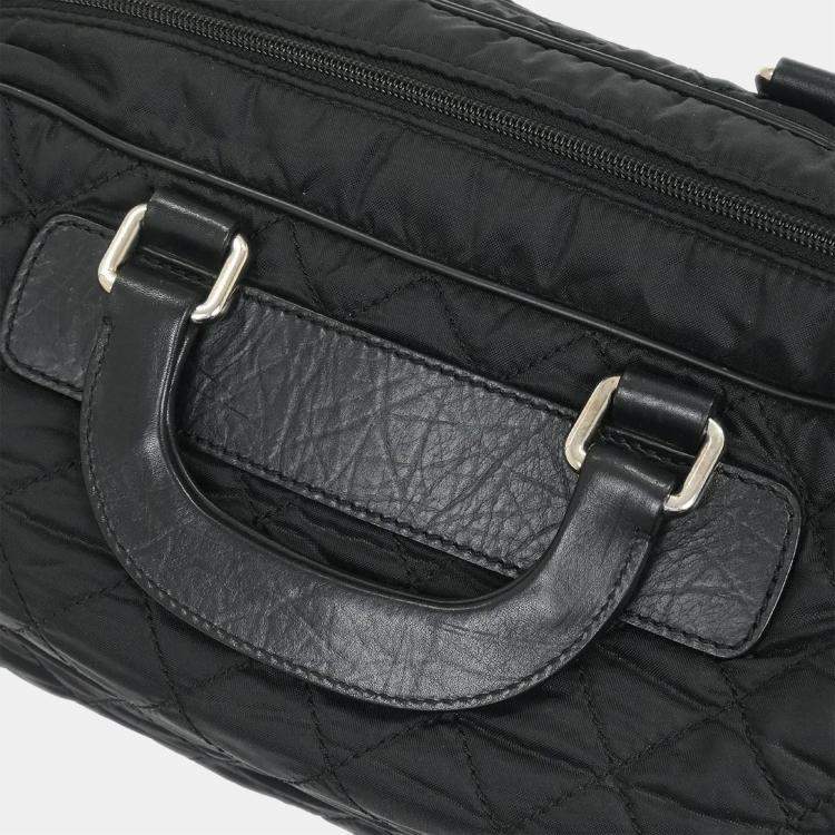 Pre Owned Chanel Black Nylon Handbag