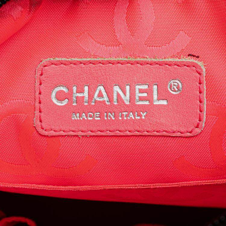 Pre Owned Chanel Black Lambskin Cambon Ligne Crossbody