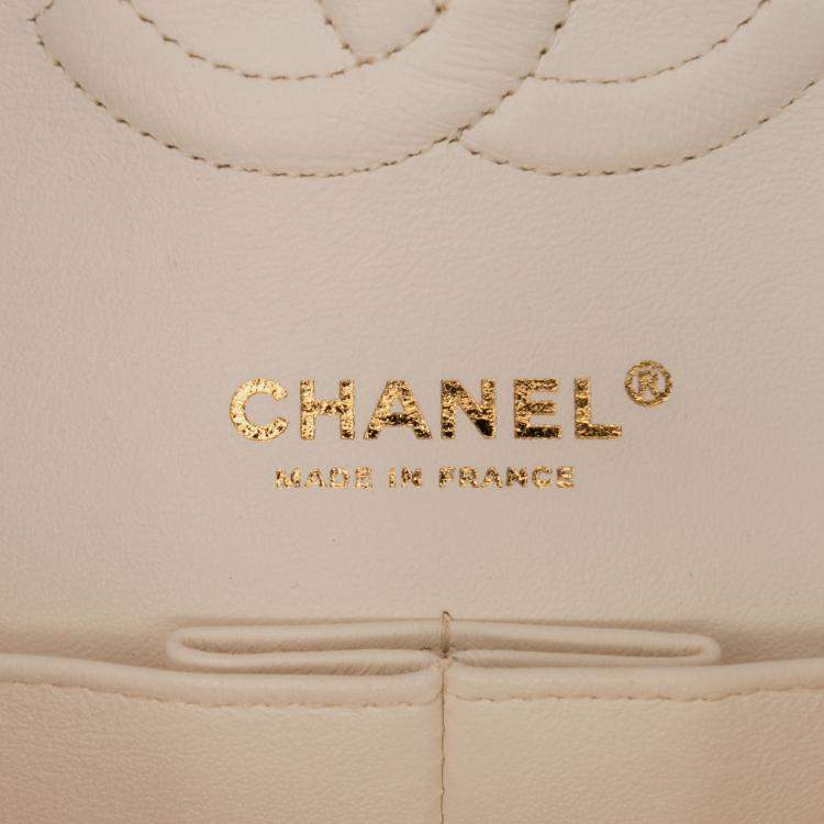 Pre Owned Chanel Multicolor Medium Classic Multicolor Tweed Double Flap