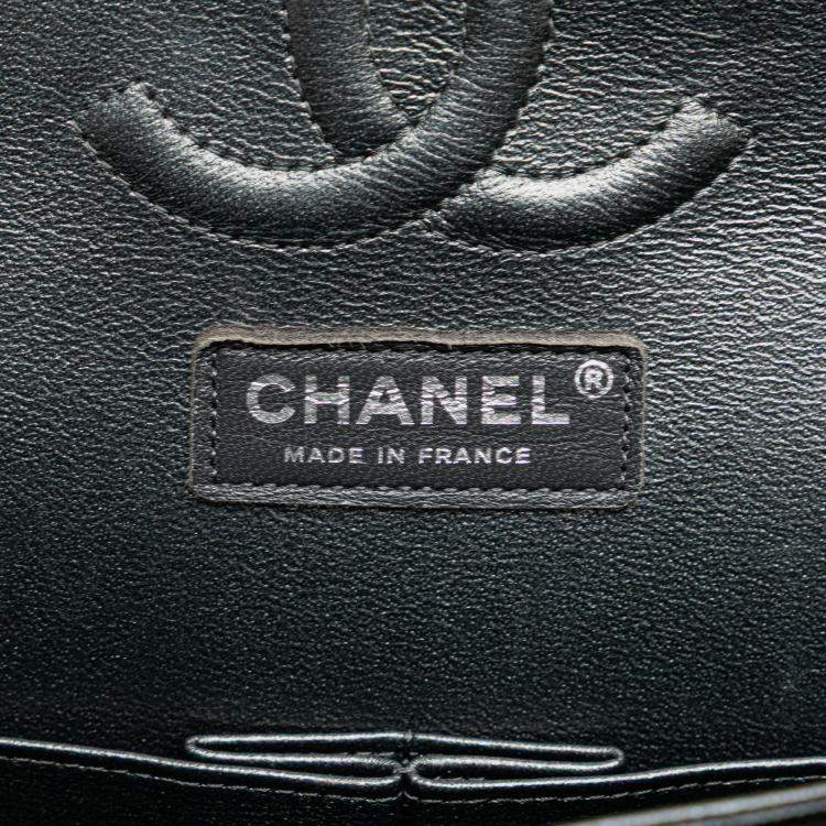 Pre Owned Chanel Medium Classic Chevron Caviar Double Flap