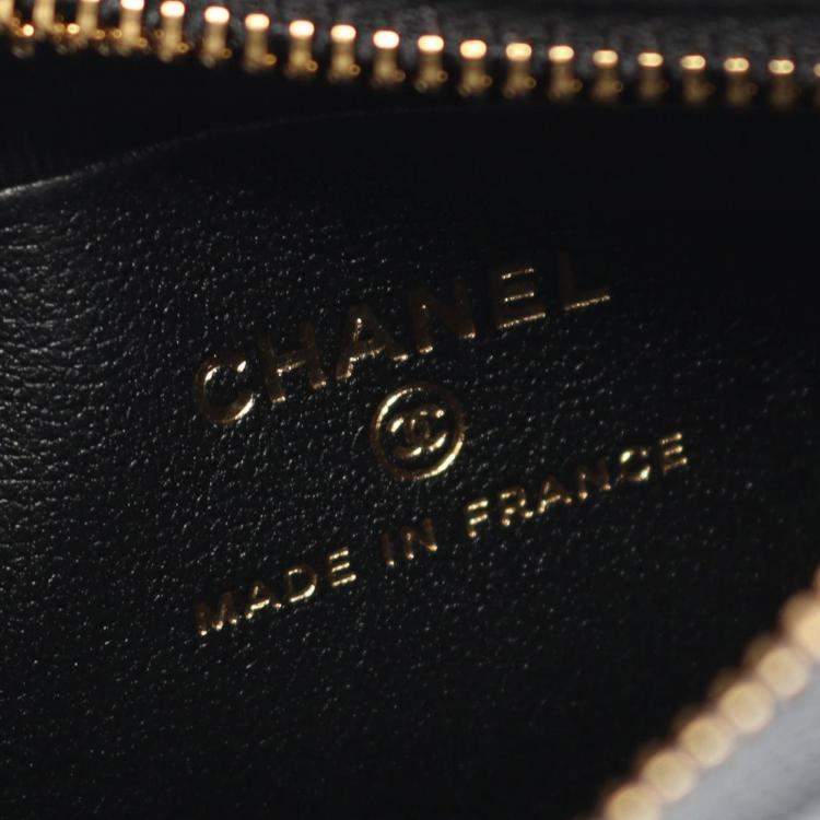 Pre Owned Chanel Grey CC Quilted Metallic Lambskin Charms Hobo