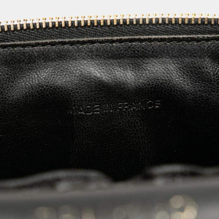 Pre Owned Chanel Black CC Caviar Vanity Bag