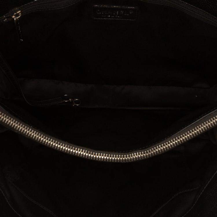Pre Owned Chanel Black Caviar Grand Shopping Tote