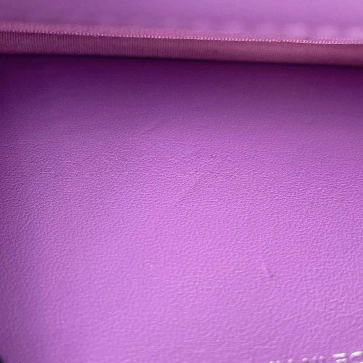 Pre Owned Chanel Chain Wallet Multicolor Tweed