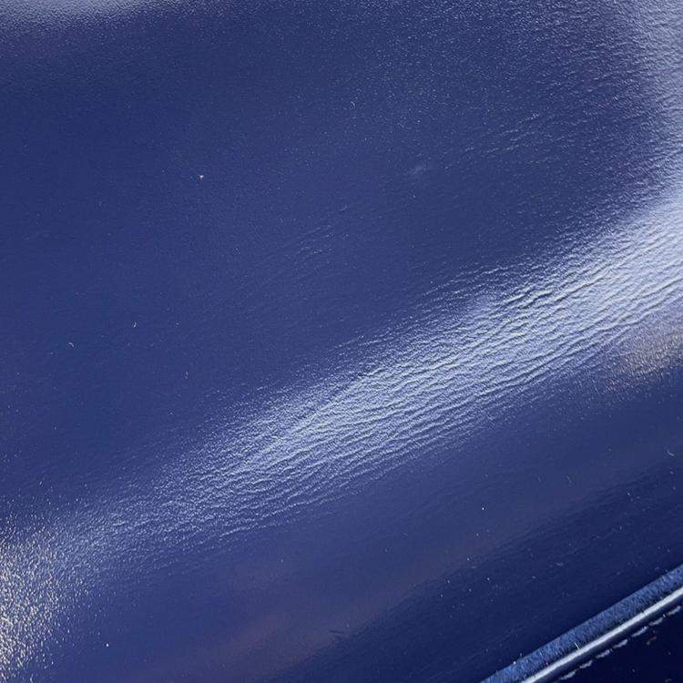 Pre Owned Chanel Paris-Le19M My Sweet CC Flap Blue Leather Shoulder Bag