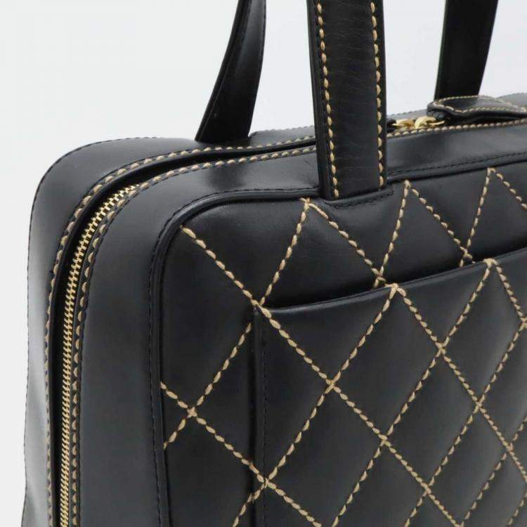 Pre Owned Chanel Others Black Handbags