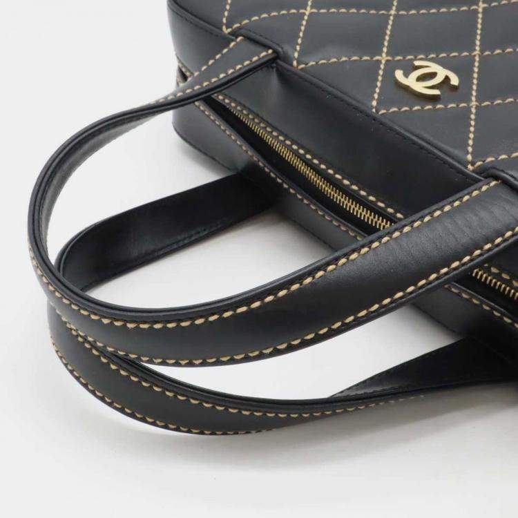 Pre Owned Chanel Others Black Handbags