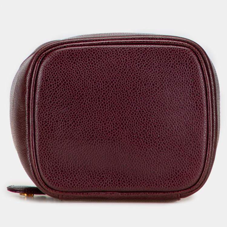 Pre Owned Chanel Chanel CC Caviar Vanity Bag