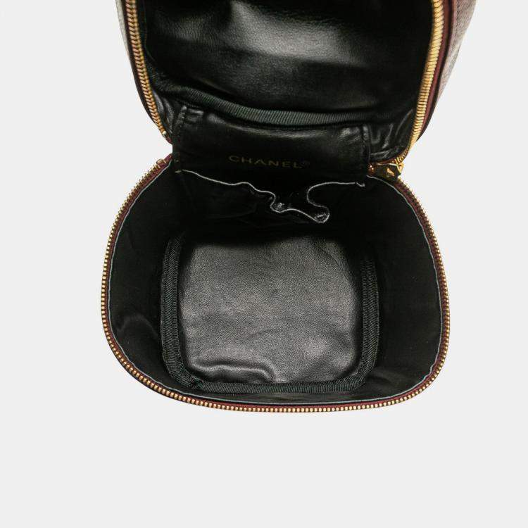 Pre Owned Chanel Chanel CC Caviar Vanity Bag