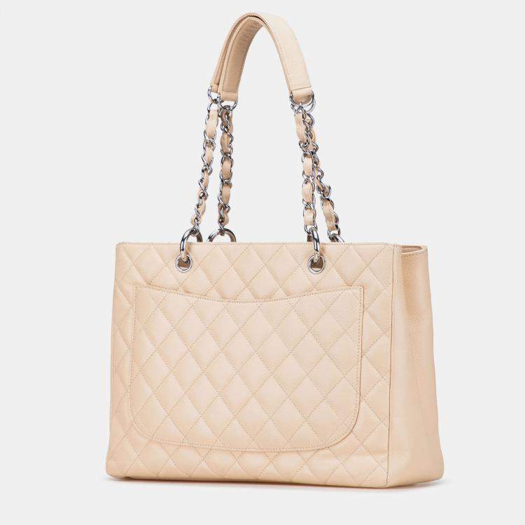 Pre Owned Chanel Caviar Grand Shopping Tote