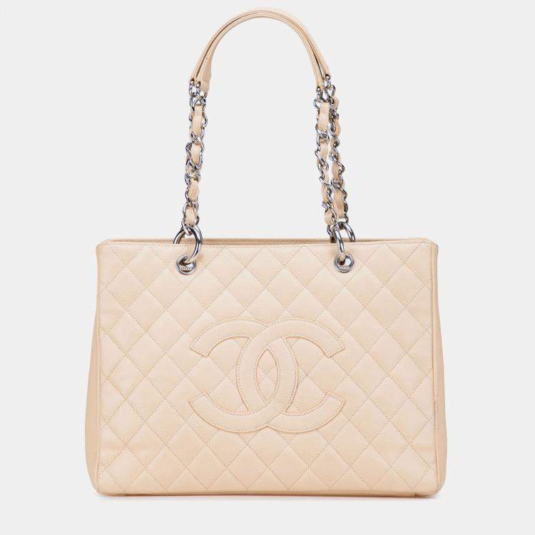 Pre Owned Chanel Caviar Grand Shopping Tote