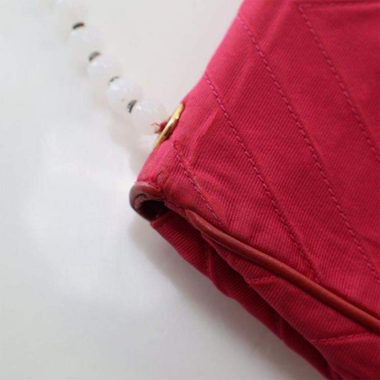 Pre Owned Chanel Vintage Grosgrain Gripoix Bag