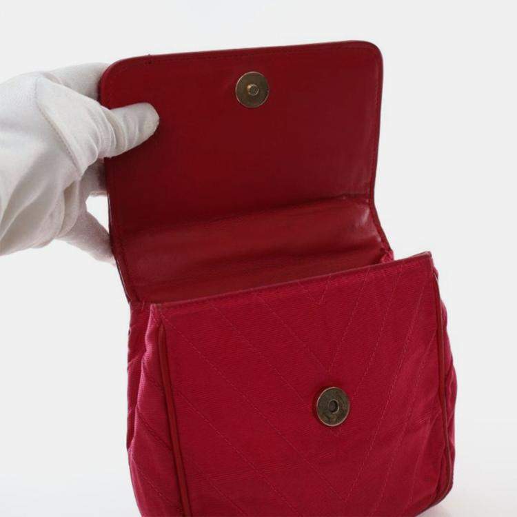 Pre Owned Chanel Vintage Grosgrain Gripoix Bag