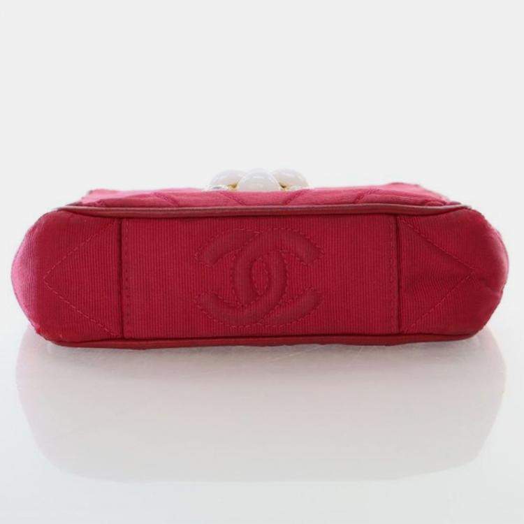 Pre Owned Chanel Vintage Grosgrain Gripoix Bag