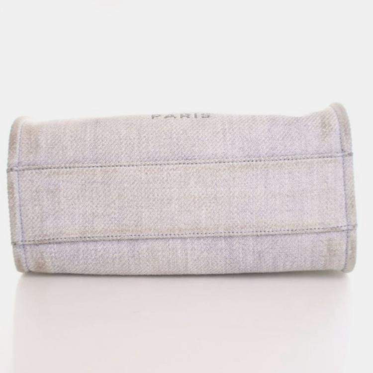 Pre Owned Chanel Small Mixed Fibers Deauville Tote