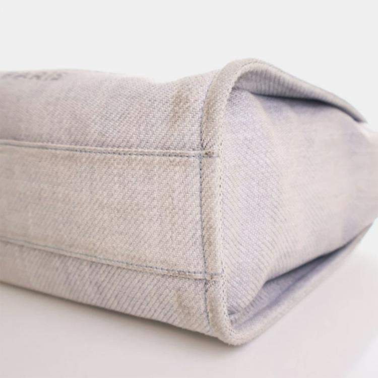 Pre Owned Chanel Small Mixed Fibers Deauville Tote