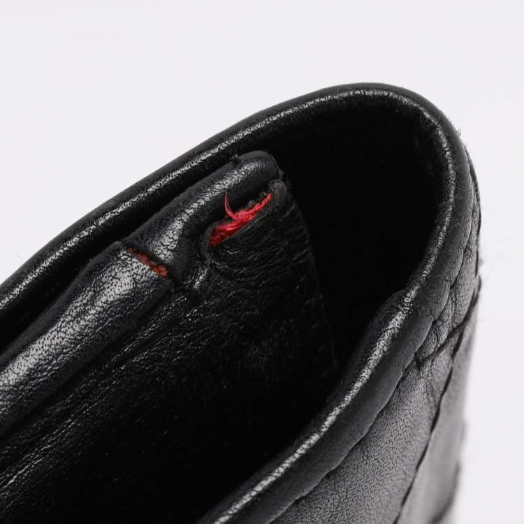 Pre Owned Chanel Black Quilted Leather Cambon Ligne Wallet