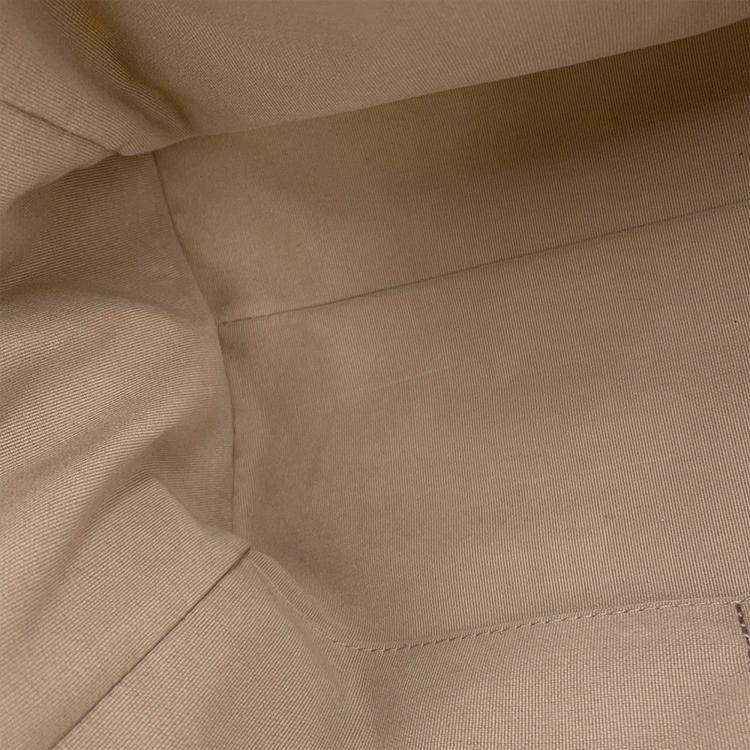 Pre Owned Chanel Deauville Line 2Waybag White Leather Size Mm