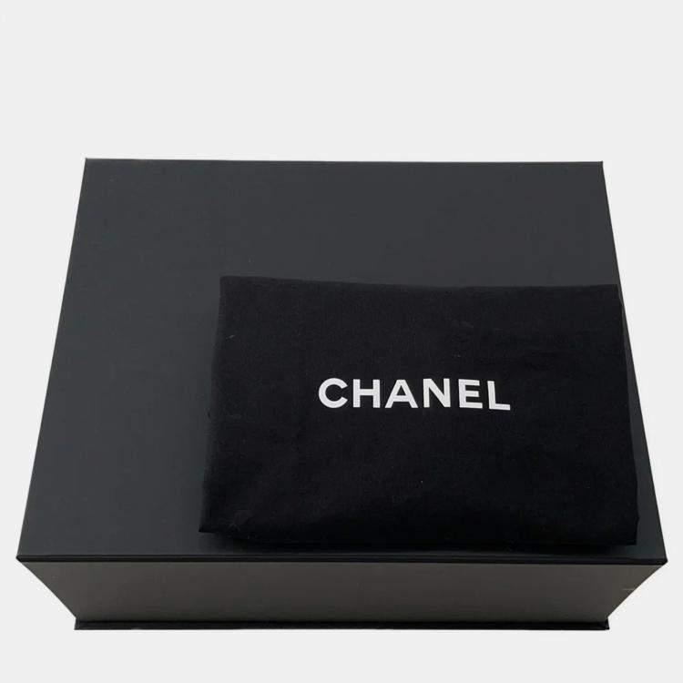 Pre Owned Chanel Matelasse  Black Caviar Leather Chain Backpack