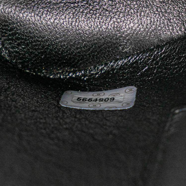 Pre Owned Chanel Black Caviar Medallion Tote