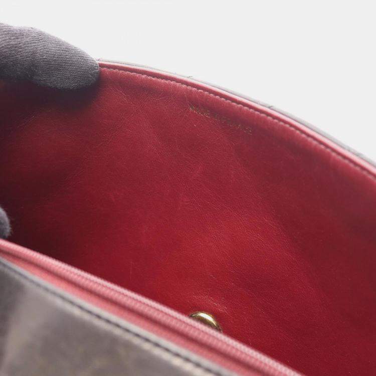 Pre Owned Chanel Diana Black Leather Shoulder Bag