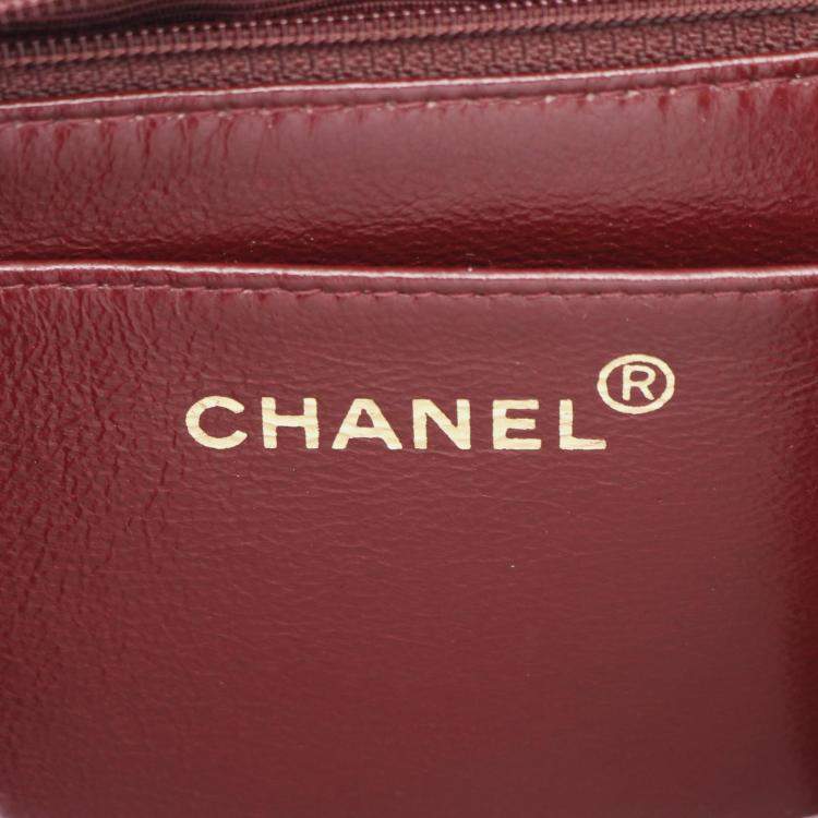 Pre Owned Chanel Mademoiselle Black Leather Shoulder Bag