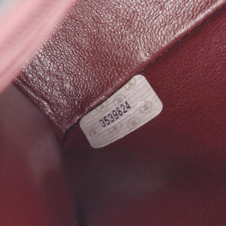 Pre Owned Chanel Mademoiselle Black Leather Shoulder Bag