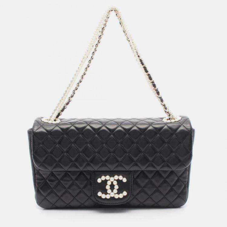 مملوكة مسبقًا Chanel Westminster Black Leather Shoulder Bag