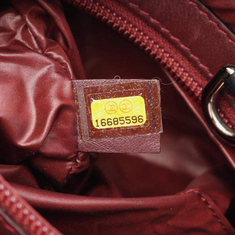 Pre Owned Chanel Coco Cocoon Black Nylon Tote Bag