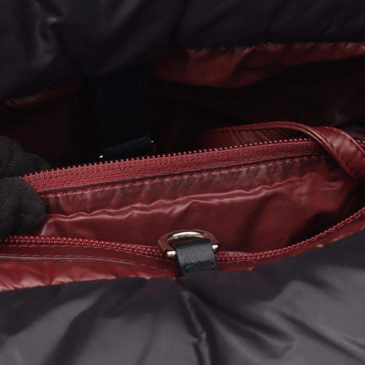 Pre Owned Chanel Coco Cocoon Black Nylon Tote Bag