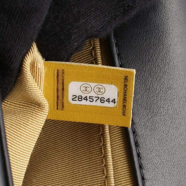 Pre Owned Chanel Embossed Graffiti Boy Leather Shoulder Bag