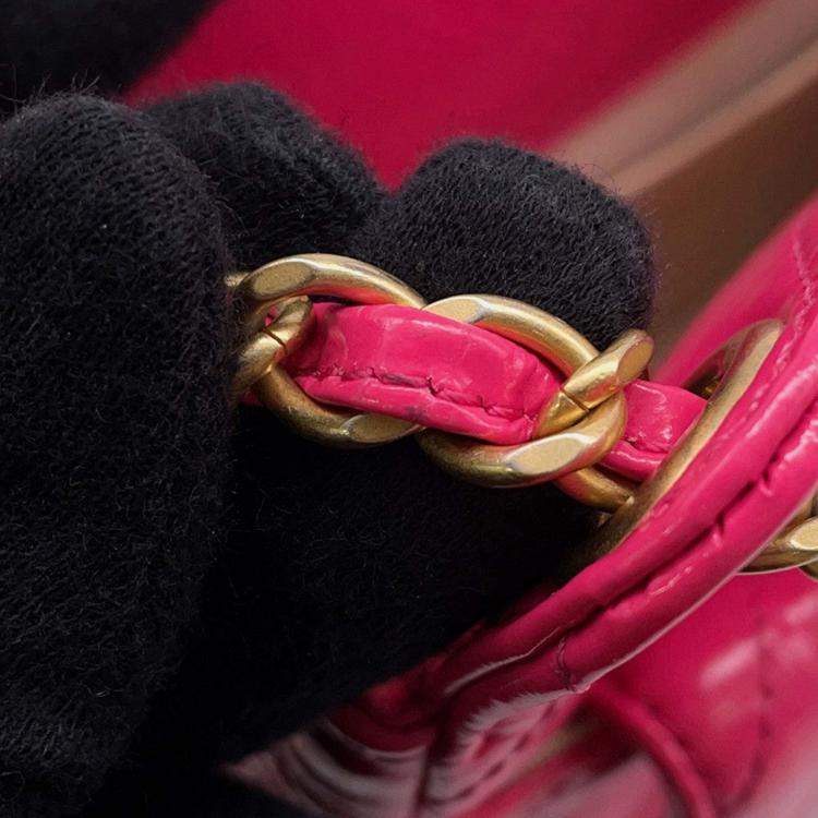 مملوكة مسبقًا Chanel Matelasse Hobo Bag Pink Leather