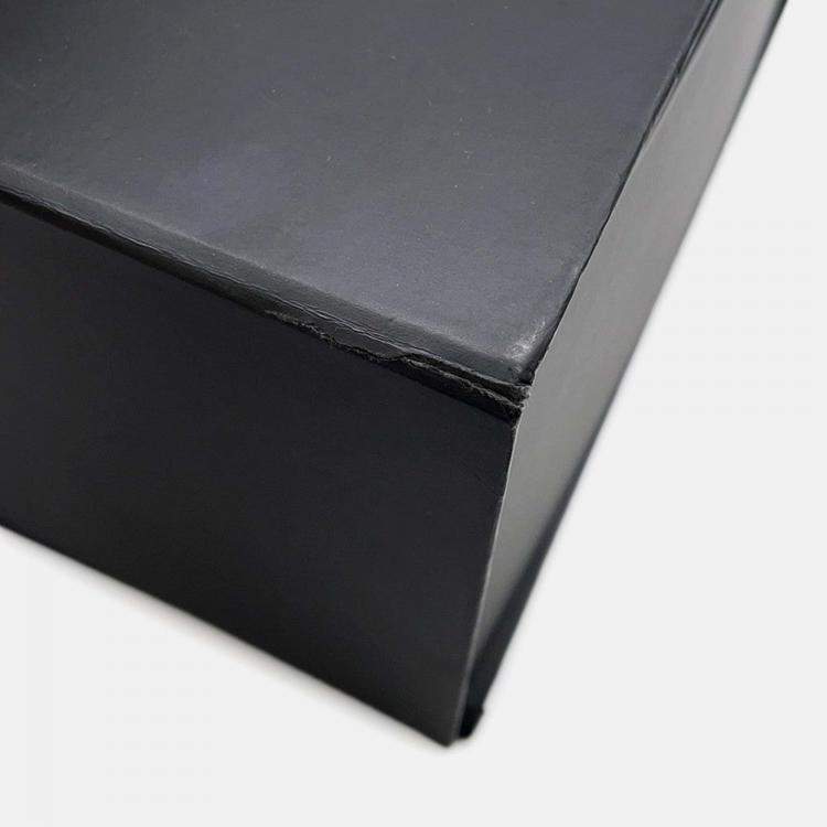 Pre Owned Chanel Matelasse W Flap Chain shoulder Black Caviar Leather Size 30