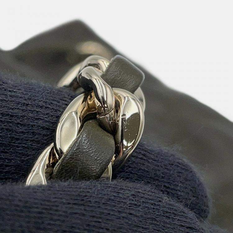 Pre Owned Chanel Matelasse Backpack Khaki Lambskin