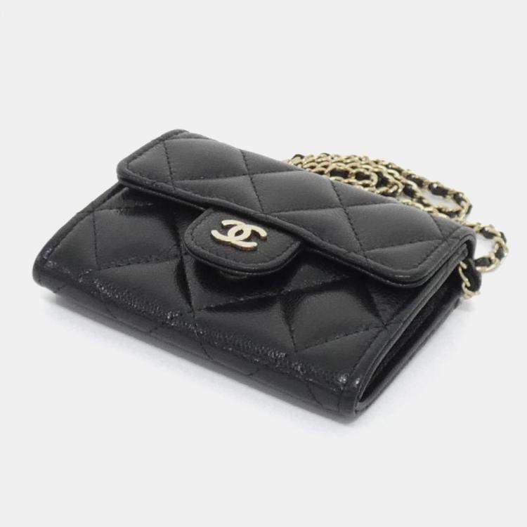 Pre Owned Chanel Timeless Classic Line Chain Clutch