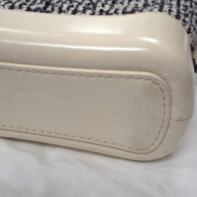 Pre Owned Tweed Calfskin Small Gabrielle Hobo