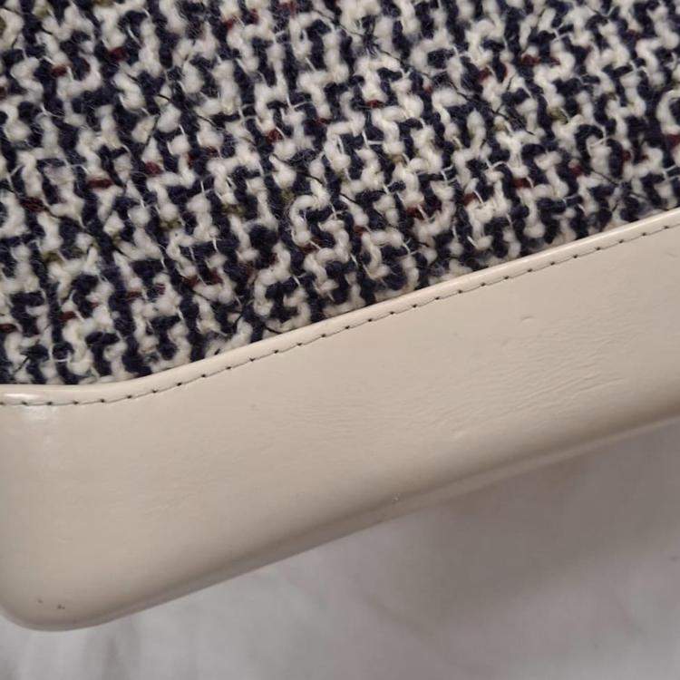 Pre Owned Tweed Calfskin Small Gabrielle Hobo