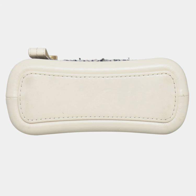 Pre Owned Tweed Calfskin Small Gabrielle Hobo