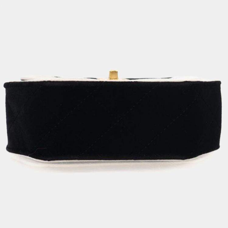 Pre Owned Chanel Vintage Mini Velvet Place Vendome Flap Bag