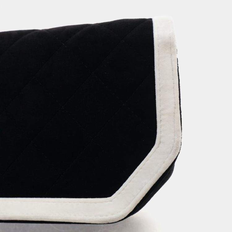 Pre Owned Chanel Vintage Mini Velvet Place Vendome Flap Bag