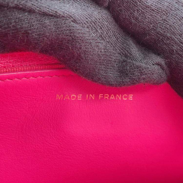 Pre Owned Chanel Chain Wallet Boy Chevron Coco Mark V Stitch