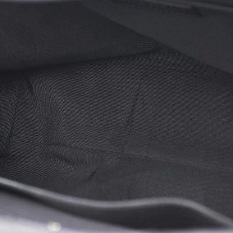 Pre Owned Chanel Matelasse Black Leather Tote 